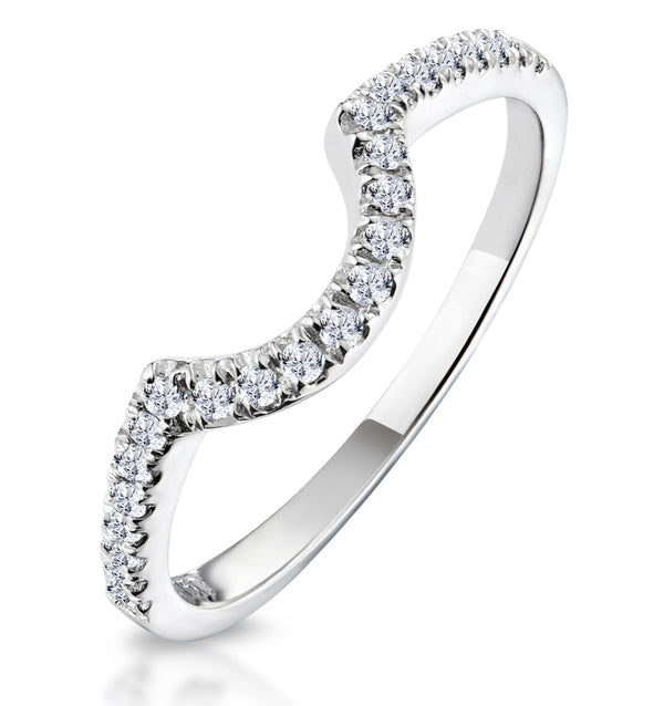 Ella Matching Wedding Band 0.30ct G/Si Diamond in 18K White Gold